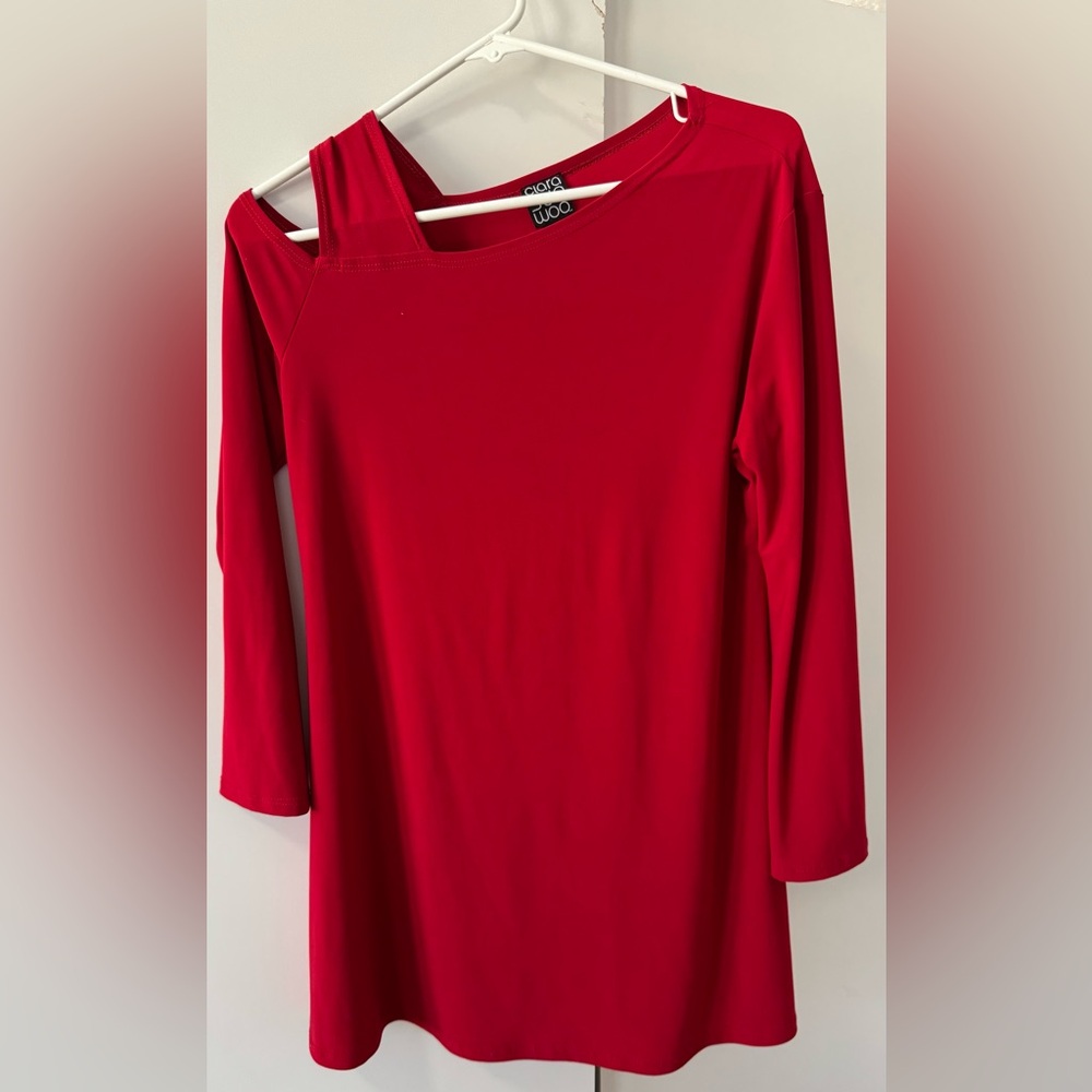 CLARA SUNWOO Vibrant Red Long Sleeve Top